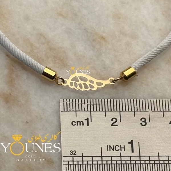 دستبند بال مینیمال طلا لیزری